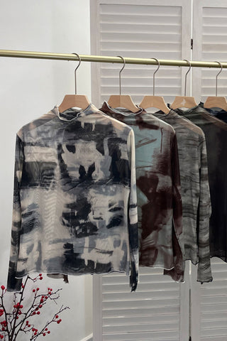 Graphic Long Sleeve Top