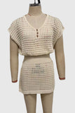 Breezy Knit Beach Dress