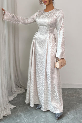 Elegant Long-Sleeve Maxi Dress