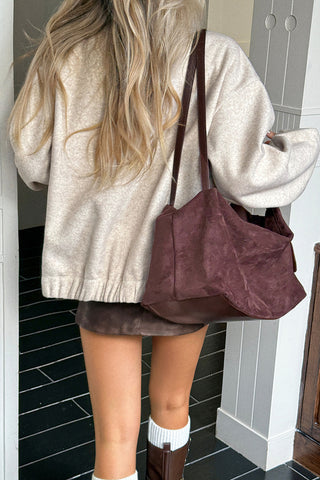 Classic Bomber Jacket with Button Closure