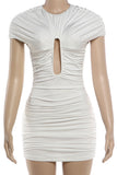 Elegant Ruched Evening Dress