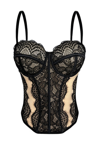 Lace-Overlay Camisole