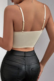 Chain Embellished Bustier Camisole