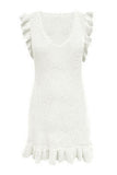 Ruffled Knit Casual Dress