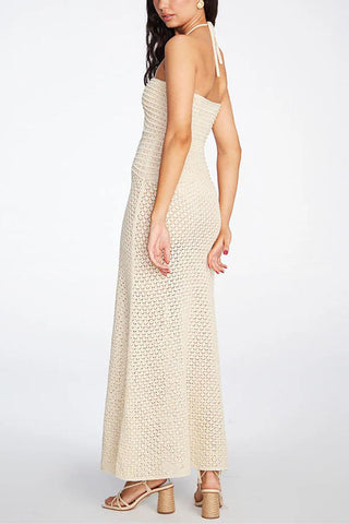 Strapless Cut-Out Maxi Dress