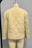Quilted Button-Up Jacket