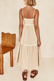 Elegant A-Line Midi Dress