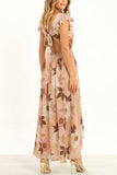 Flowy Cutout Midi Dress
