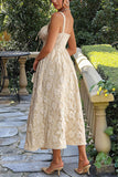 Floral Lace Evening Dress