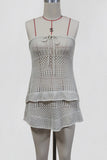 Chic Knit Halter Vacation Dress