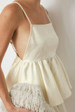 Chic Peplum Tank Top