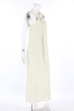 Sleeveless Twist-Neck Maxi Dress