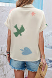 Heart and Star Print Shirt