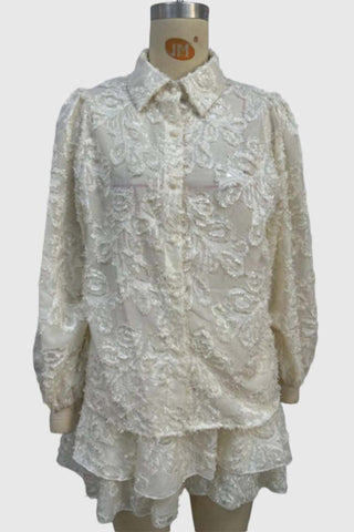 Elegant Layered Short Set
