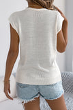 Button-Front Knit Cardigan