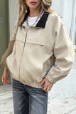 Stylish Zip-Up Casual Jacket