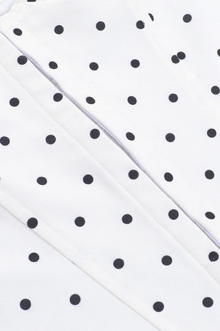 Polka Dot Bustier Tank Top