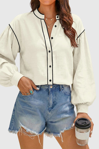 Chic Button-Front Blouse