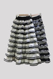 Tiered Ruffle Maxi Skirt