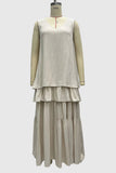 Layered Flowy Casual Dress