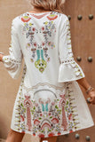 Floral Detail Boho Dress