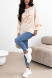 Floral Embellished Sweatshirt