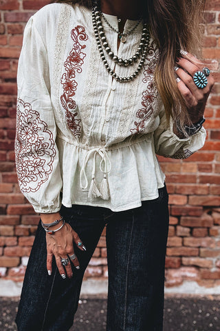 Floral Boho Blouse