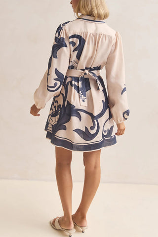 Artistic Print Mini Dress for Casual Looks