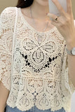 Intricate Lace Overlay Cover-Up
