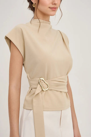 Chic Belted Tank Top