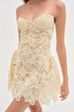Lace Detail Spaghetti Strap Dress