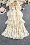 Halter Tiered Maxi Dress