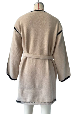 Belted Knit Casual Dress