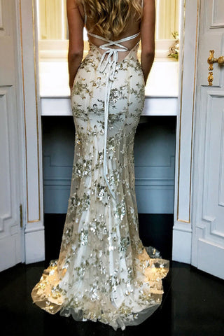 Embellished Evening Gown