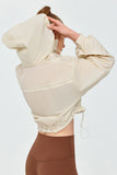 Hooded Drawstring Jacket