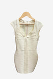 Deep V-Neck Bodycon Dress