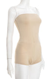 Strapless Bodysuit Short Set