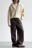 Stylish Zip-Up Cardigan