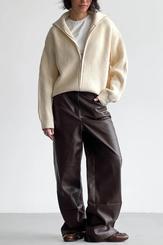 Stylish Zip-Up Cardigan