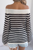 Off-Shoulder Knit Sweater