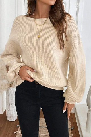 Stylish Ribbed Sweater