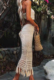 Crochet Halter Skirt Set