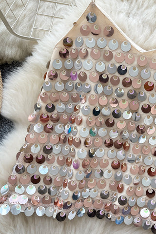 Sequin Embellished Camisole Top