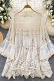 Elegant Crochet Lace Dress