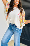 Floral Kimono Sleeve Tee