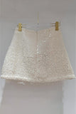 Floral Embellished Mini Skirt