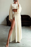 Flowy Two-Piece Skirt Set