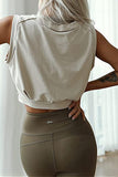 Sleeveless Cropped Tank Top