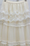 Layered Skirt with Lace Detail