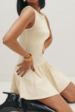 Sleeveless Flared Casual Dress